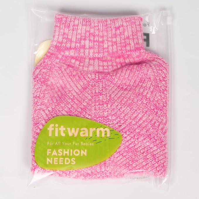 Fitwarm Knitted Turtleneck Dog Sweater, Cozy Dog Winter Clothes - Image 8