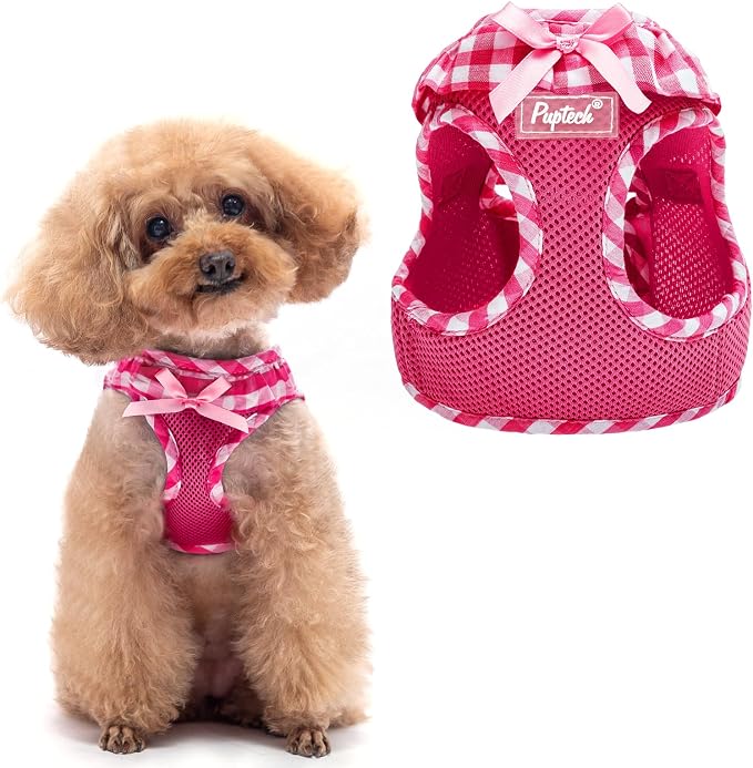 PUPTECK Dog Harness for Puppy and Small Sized Dogs, Step-in No Pull Soft Mesh by PUPTECK