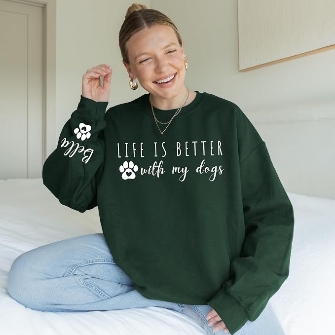 moonloom Dog Mom Sweatshirt, Animal Lover Gift, Custom crewneck - Image 2