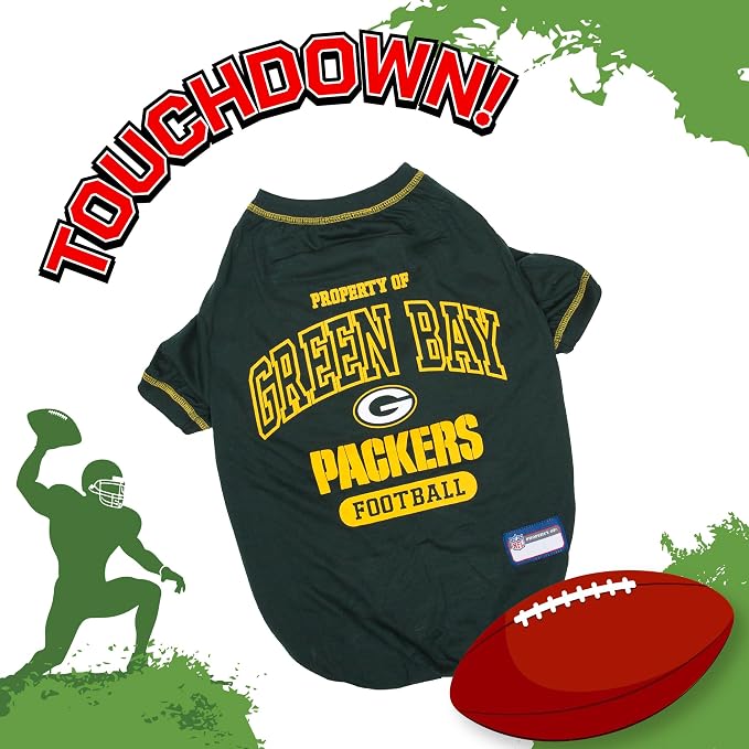 NFL Green Bay Packers Dog T-Shirt - Image 3