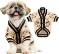Small Dog Sweaters Cute Bear Dog Cardigans Clothes by ABRRLO
