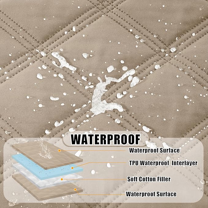 Smiry Waterproof Dog Bed Cover Blanket 30x53, Soft Reversible Pet Blanket - Image 2