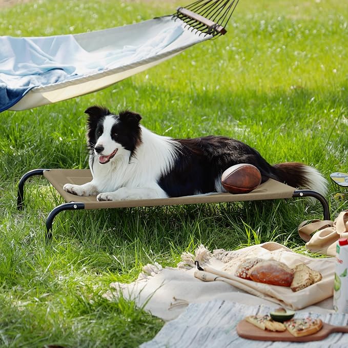 Bedsure Outdoor Elevated Dog Bed Large Sized Dog, Portable Indoor & Outdoor - Image 7