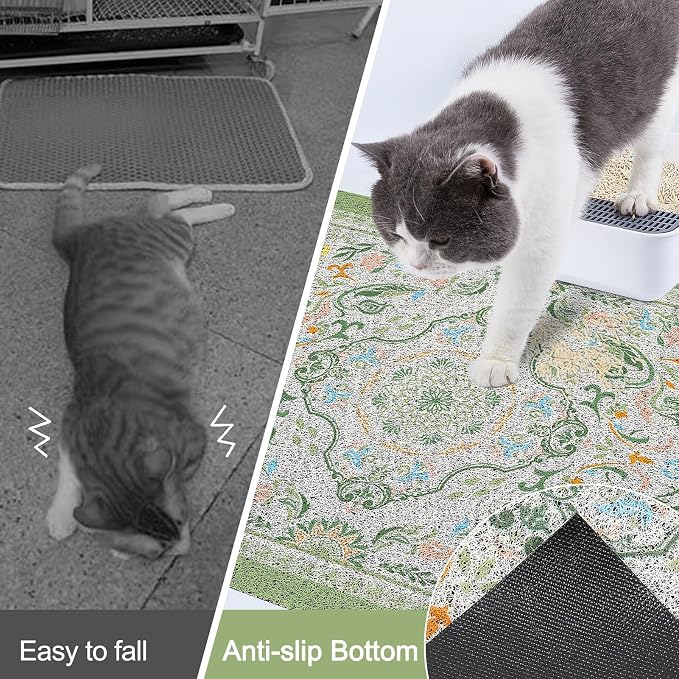 Glittme 2PCS Cat Litter Mat - Image 5