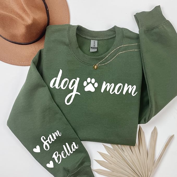 moonloom Dog Mom Sweatshirt, Animal Lover Gift, Custom crewneck - Image 2