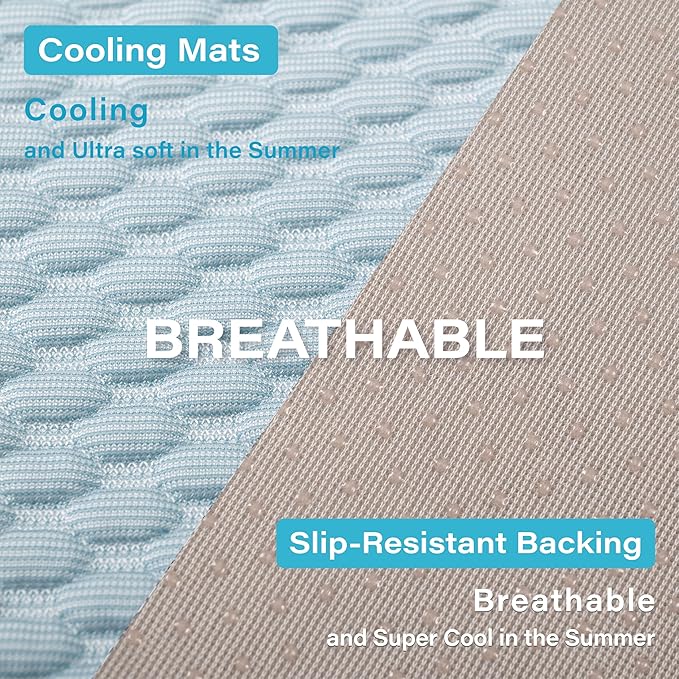 MICROCOSMOS Pet Cooling Mat & Sleeping Pad- Breathable Bubble Surface, EZ - Image 4