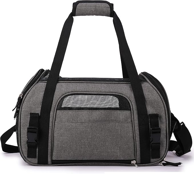 EliteField Soft Pet Carrier Soft Sided Dog Puppy Cat Carrier Travel Bag - Image 8