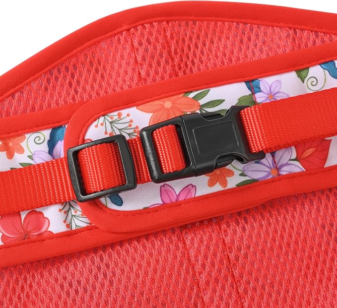 Mile High Life Dog Harness, Air Mesh Floral Vest Harness - Image 5