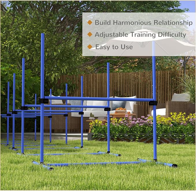 8 Piece Dog Agility Training Equipment - Image 3