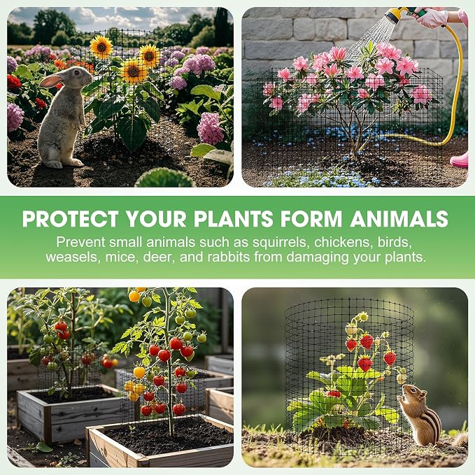 60Pcs Plant Protectors from Animals, Outdoor Plant Cages to Keep Animals Out Out - Image 5