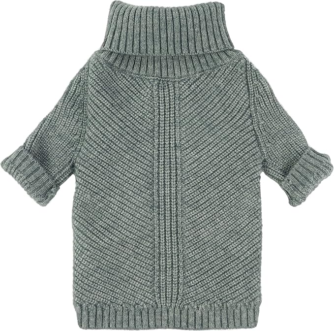 Fitwarm Dog Turtleneck Sweater, Thermal Knitted Pet Coat, Dog Winter Clothes by Fitwarm