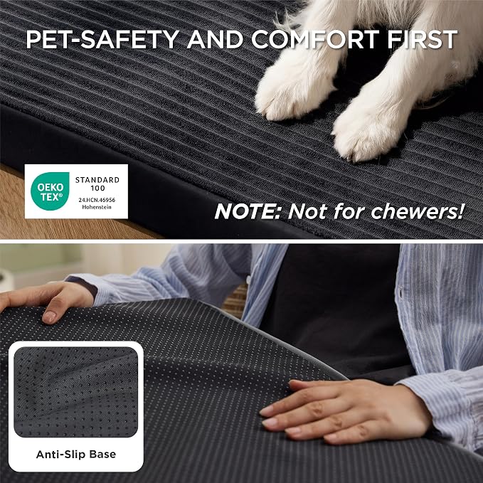 Bedsure ComfyFleece Dog Beds Large Sized Dog- Orthopedic Pet Beds - Image 4