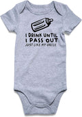 UNIFACO Unisex Baby Funny Saying Outfit Short and Long Sleeve Bodysuits Romper by UNIFACO