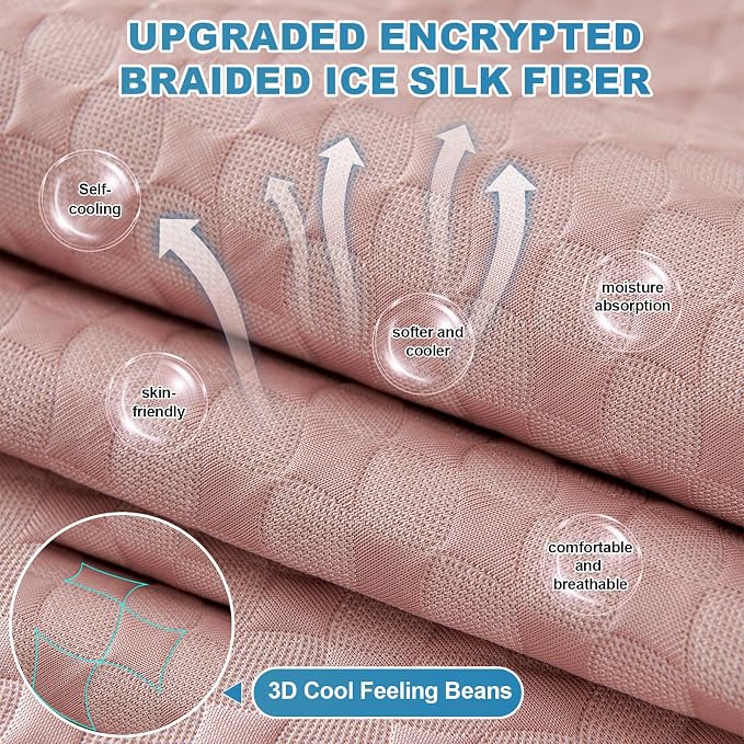 OTOB Cooling Dog Couch Cover Ice Silk Fiber, Washable & Non Slip Sofa - Image 3
