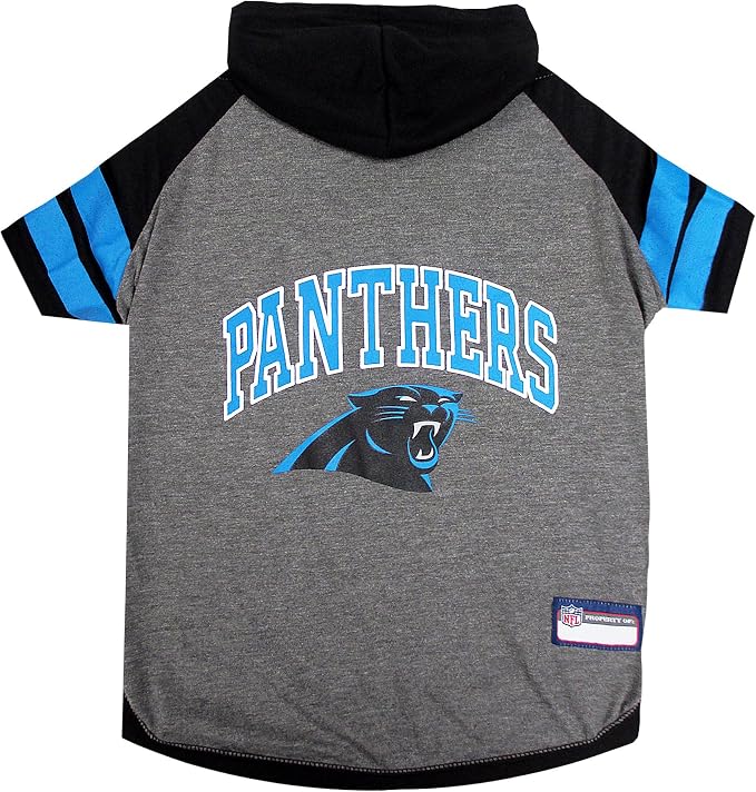 Pets First Hoodie for Dogs & Cats. NFL Football Licensed Dog Hoody Tee Shirt by PETSFIRST
