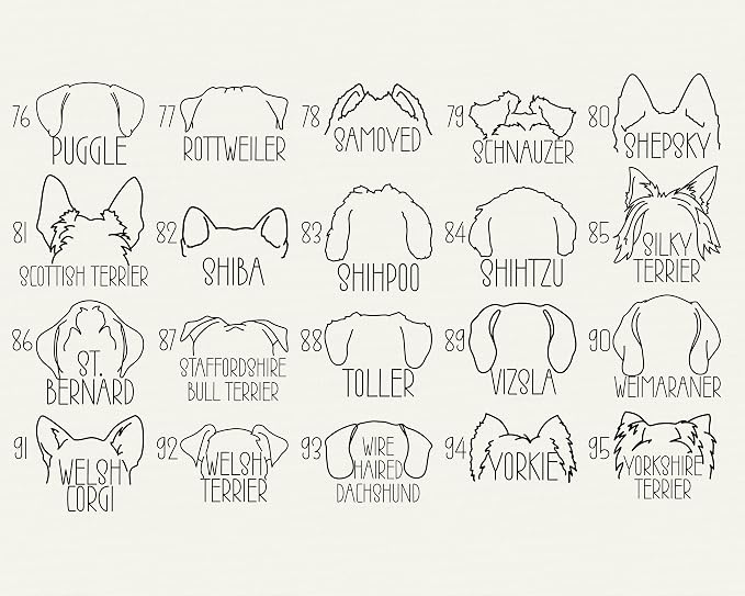 Custom Dog Ears Sweatshirt Personalized Dog Mom Sweatshirt Women Gifts Puppy - Image 7