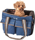 Pet Life ® Dual-Pocketed Fashion Airline Approved Pet Carrier by PET+LIFE