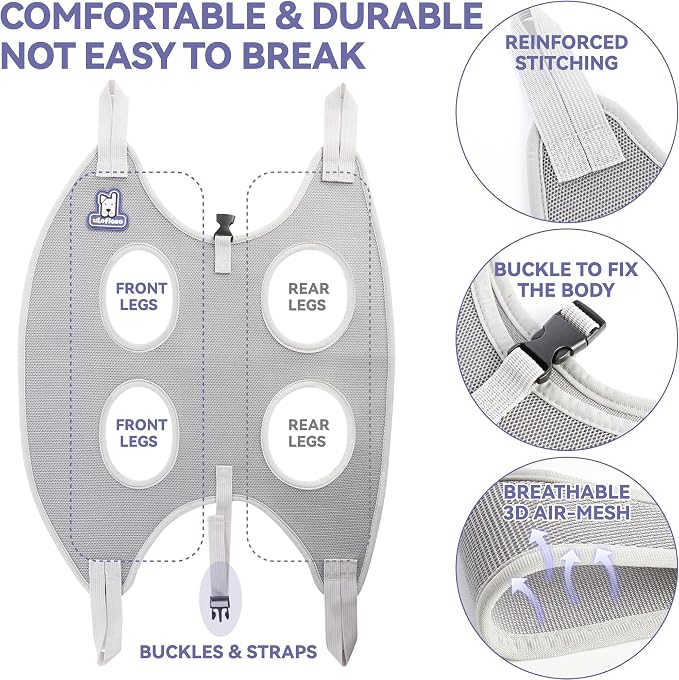 Dog Grooming Hammock Harness for Dogs & Cats - Image 3