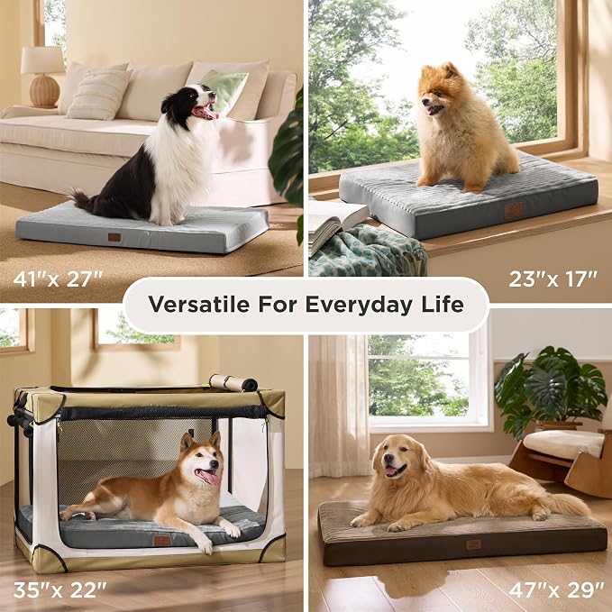 Bedsure ComfyFleece XL Dog Bed for Crate - Image 7
