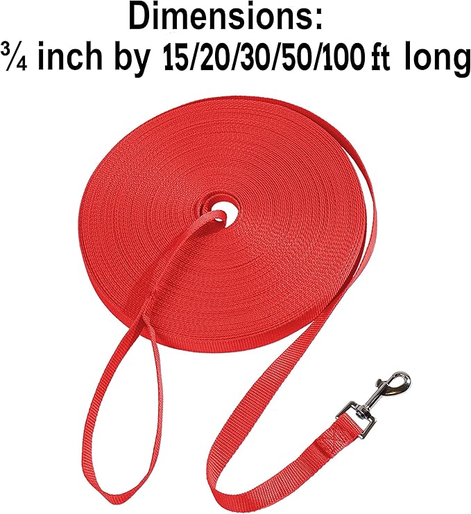 Hi Kiss Dog/Puppy Obedience Recall Training Agility Lead - 15ft 20ft 30ft 50ft - Image 4