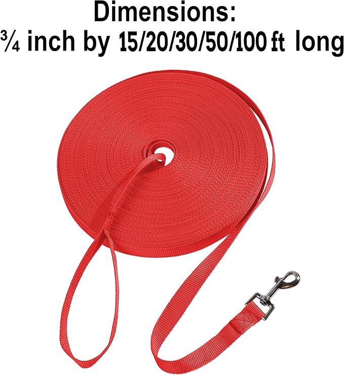 Hi Kiss Dog/Puppy Obedience Recall Training Agility Lead - 15ft 20ft 30ft 50ft - Image 4