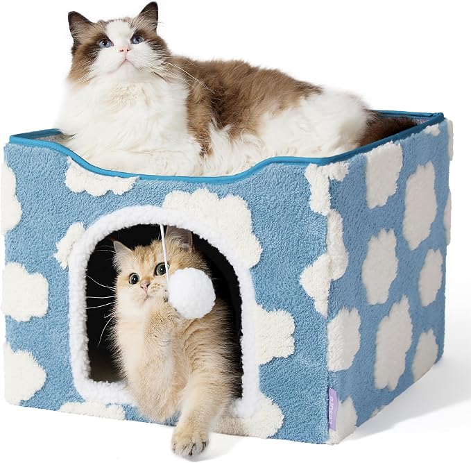 LE SURE Indoor Cat Beds Kitten House by Lesure