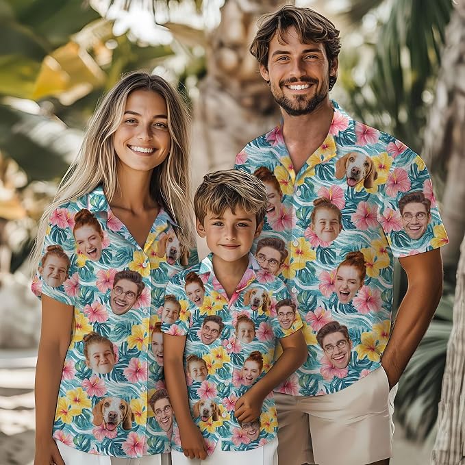 Custom Hawaiian Shirt with Face - Image 5