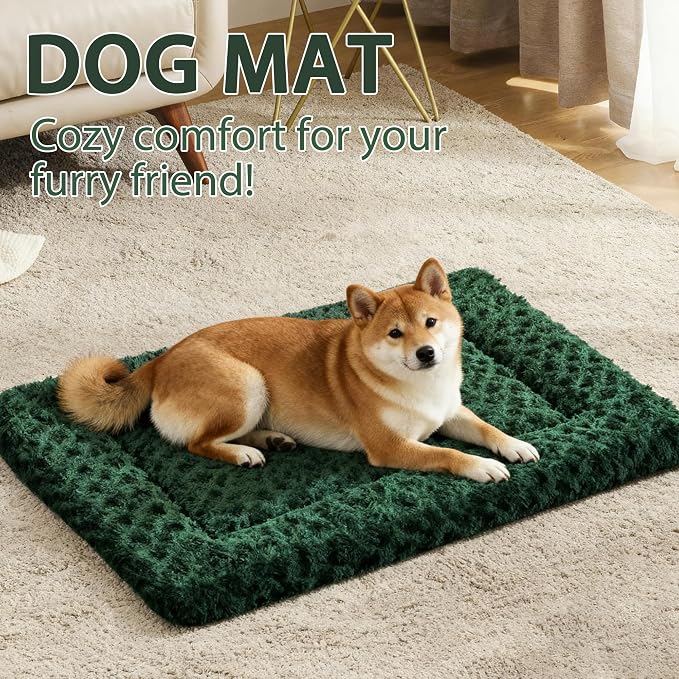 Dog Bed Mat for Small/Medium/Large Dogs Sleeping, Washable & Anti-Slip Crate - Image 2