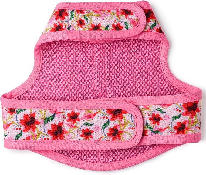 Mile High Life Dog Harness, Air Mesh Floral Vest Harness - Image 4