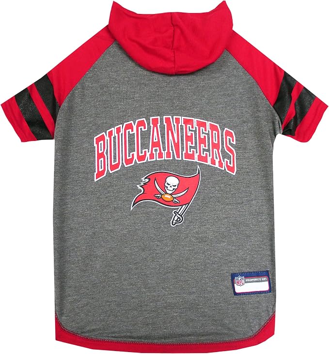 Tampa Bay Buccaneers Hoodie Tee Shirt by PETSFIRST