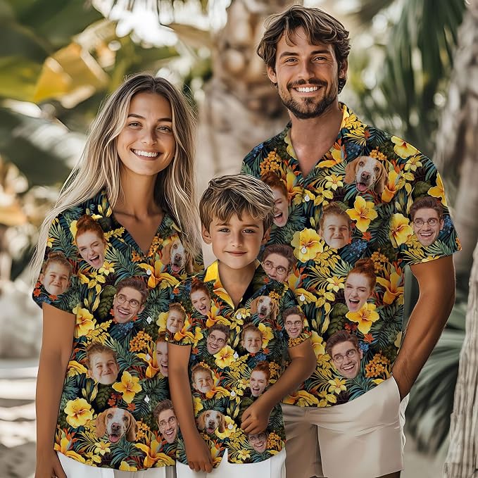 Custom Hawaiian Shirt with Face - Image 5