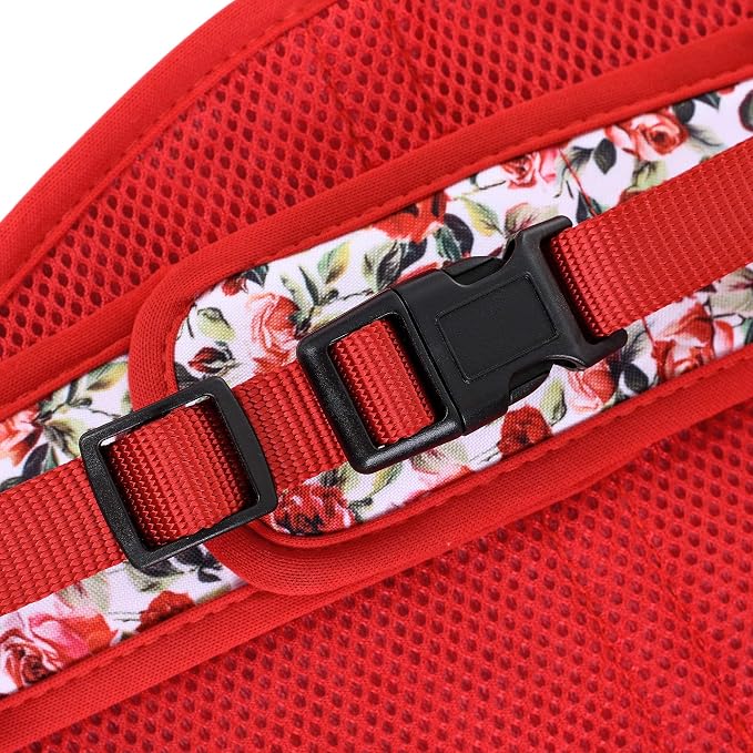 Mile High Life Dog Harness, Air Mesh Floral Vest Harness - Image 6