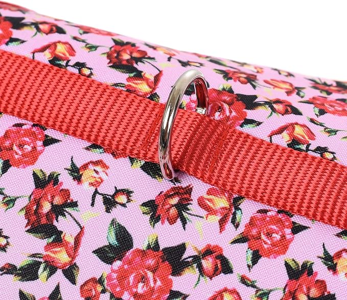 Mile High Life Velcro Dog Harness, Air Mesh Floral Vest Harness - Image 3