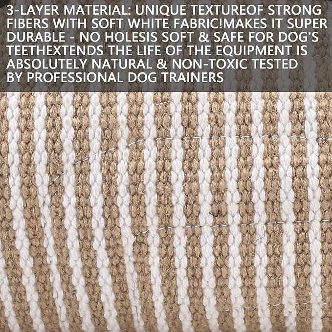 Morezi Dog Bite Sleeve Training Large Dogs, Strong Jute Training Equipment - Image 5