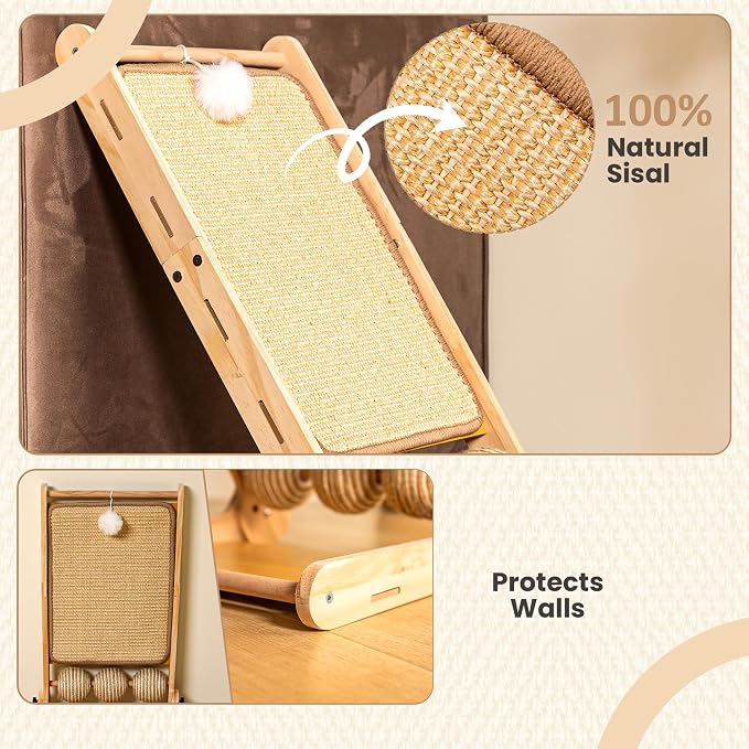 Sisal Adjustable Cat Scratch Ramp - Image 7