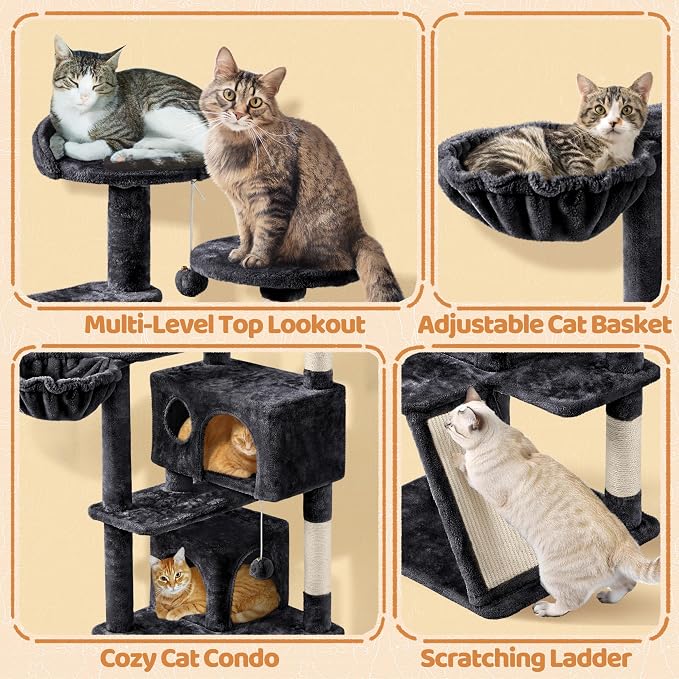 Topeakmart Multi-Level Cat Tree - Image 6