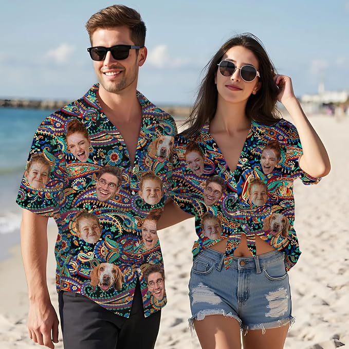 Custom Hawaiian Shirt with Face - Image 3