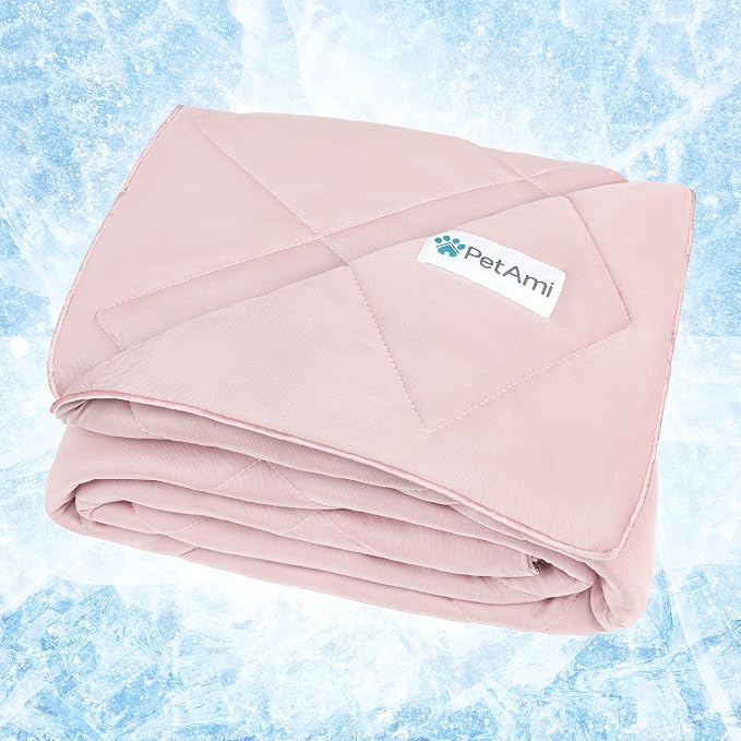 PetAmi Premium Cooling Dog Blanket | Lightweight Fluffy Pet Throw Blanket Bed - Image 8