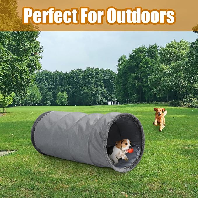 HOMBYS Extra Large Dog Tunnel for Large Dogs, Cats & Adults, Jumbo 22x22x51 - Image 2