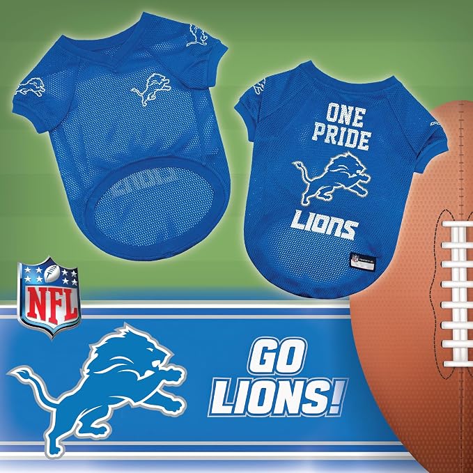 Pets First NFL Detroit Lions Raglan Jersey One Pride - Image 6