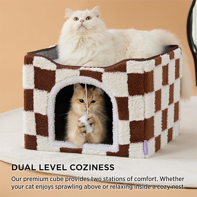 LE SURE Indoor Cat Beds Kitten House - Image 2