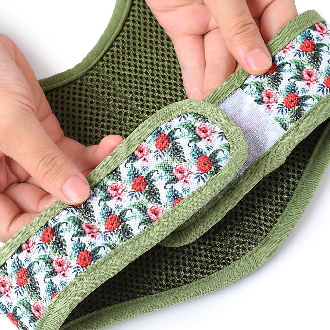 Mile High Life Dog Harness, Air Mesh Floral Vest Harness - Image 7