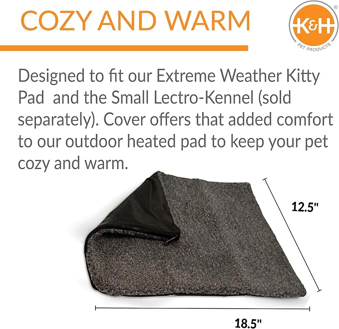 K&H Pet Products Extreme Weather Kitty Pad / Small Lectro-Kennel Outdoor Heated - Image 2