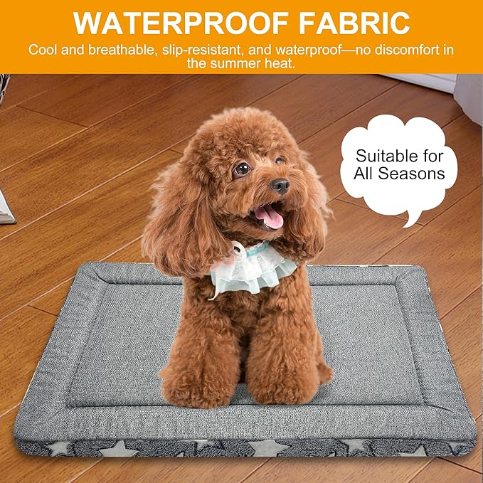 Washable Dog Bed Plush Orthopedic Outdoor Crate Mat - Image 5