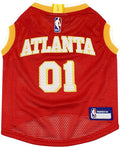 Pets First NBA Atlanta Hawks Dog Jersey, Medium- Tank Top Basketball Pet Jersey by PETSFIRST