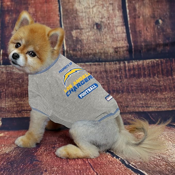 NFL Los Angeles Chargers Dog T-shirt Large. - Image 2