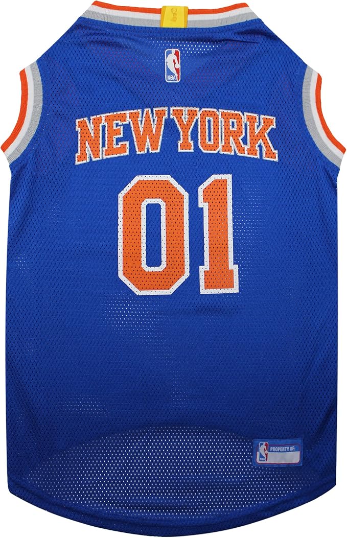 Pets First NBA NEW YORK KNICKS DOG Jersey, X-Large by PETSFIRST
