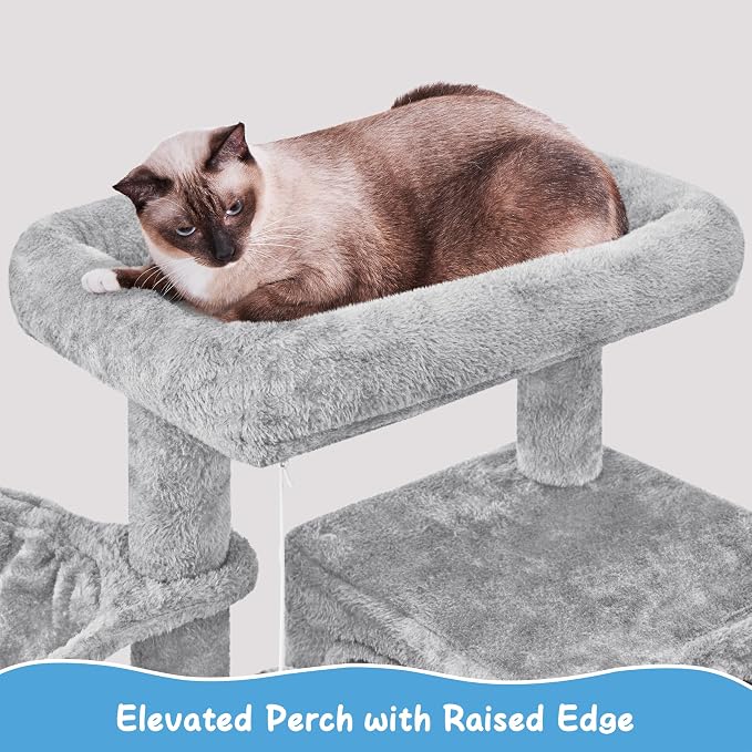 Yaheetech Cat Tree Tower, 40-Inch Condo - Image 5