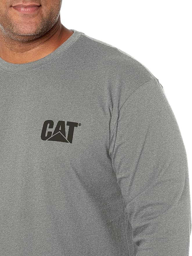 Caterpillar Trademark Banner Long Sleeve Tee Shirts - Image 3