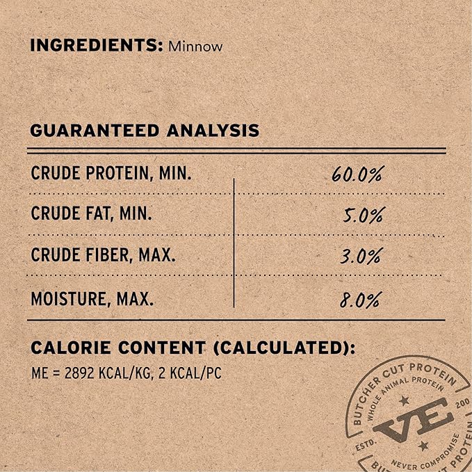 Vital Essentials Freeze Dried Minnows Cat Treats | Single Ingredient | Premium - Image 3